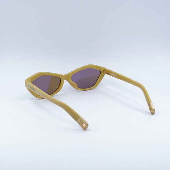Jacquemus BAMBINO JAC/42 C7 Sunglasses Shiny Banana Cat Eye Frame, Brown Lenses - Picture 6 of 11